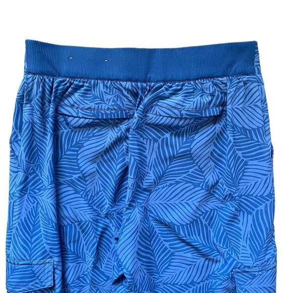 SOFT SURROUNDINGS Pull on Pants Blue Tropical Size Small - Picture 4 of 7